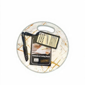 Cutting board, knife,grater Lrg
