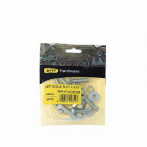 Set Screw & nut 8x50 Galvanised