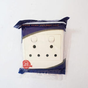 Double switch socket 4x4