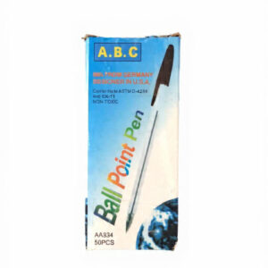 ABC Ball Pen Blck 50pc