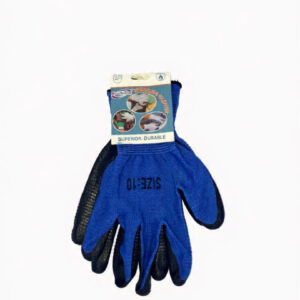 Blue & Black Gloves 10"