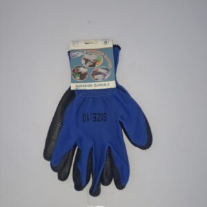 Blue & Black Gloves 10"