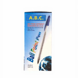 ABC Ball Pen Blue 50pc