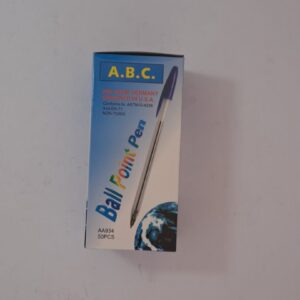 ABC Ball Pen Blue 50pc