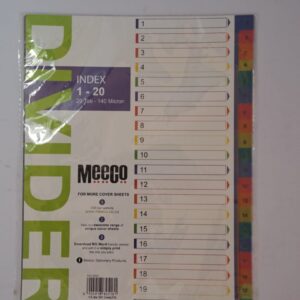 File Dividers 20's