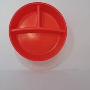 3 Division Round Bowl With Lid