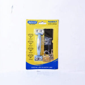Padbolt with Lock 125mm
